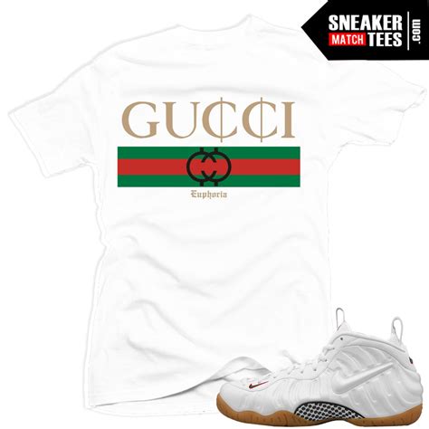 gucci foamposites replica|nike foamposite gucci shirts.